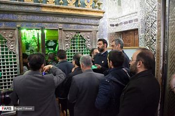 تصاویر | غبارروبی حرم مطهر حضرت عبدالعظیم حسنی(ع)