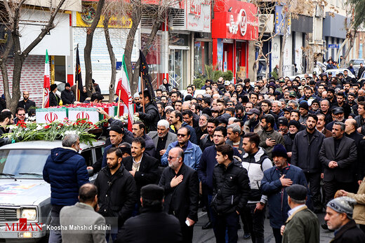 تصاویر | تشییع پیکر دو تن از جانباختگان سانحه هوایی در تهران 17