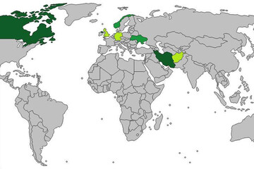 ببینید | آمار جان‌ باختگان پرواز۷۵۲ هواپیمایی اوکراینی بر روی نقشه جهان