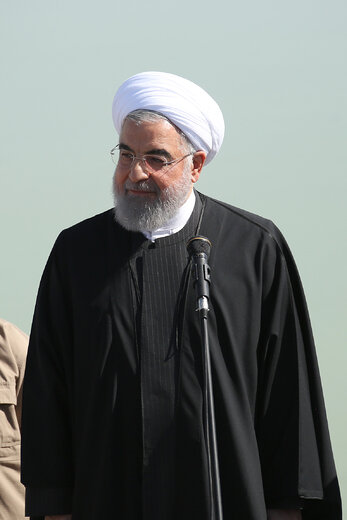 ورود روحانی به استان سیستان و بلوچستان