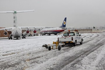 پروازهای فرودگاه مهرآباد با تاخیر انجام می‌شود

