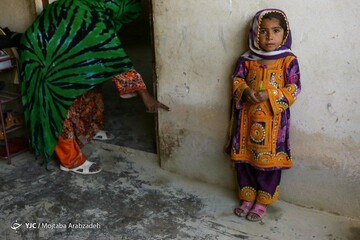 کودکان در سیل دشت یاری سیستان و بلوچستان