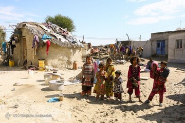 کودکان در سیل دشت یاری سیستان و بلوچستان