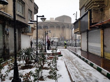 بارش برف در تهران