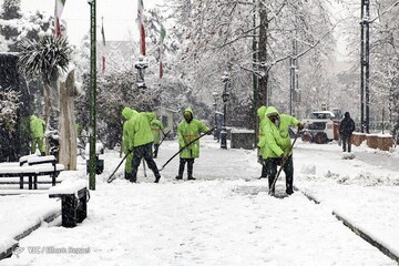 بارش برف در تهران