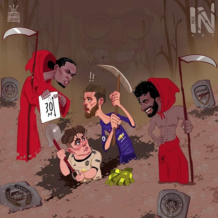 فاصله ۳۰ امتیازی منچستر و لیورپول