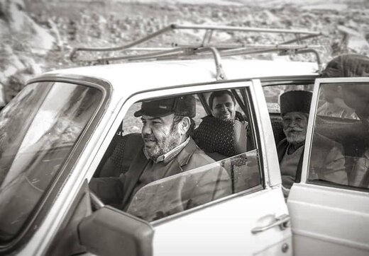 تصویری عجیب از پشت صحنه فیلم «پوست»/ عکس