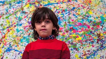 ‌نقاشی‌های کودک ۷ساله‌ همه را مبهوت کرد