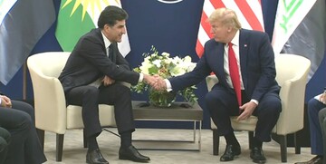 دیدار ترامپ و بارزانی در داوس/عکس