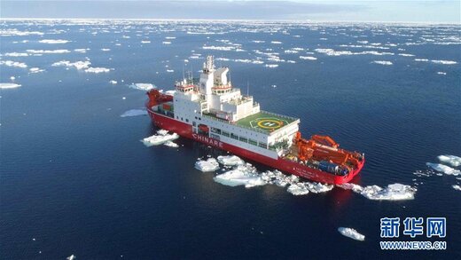 تیم اعزامی چین به قطب جنوب