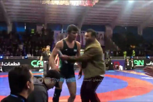 فیلم | درگیری و جنجال محمدرضا گرایی در جام تختی