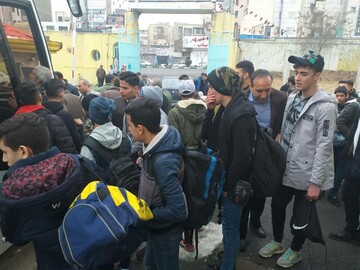 دانش آموزان البرز راهی مناطق عملیاتی دفاع مقدس شدند
