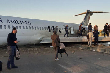 جزئیات فرود پرواز تهران ماهشهر کاسپین ، وسط اتوبان از زبان مسافر پرواز