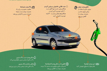 ببینید | راه‌کارهایی که بنزین کمتری مصرف کنید
