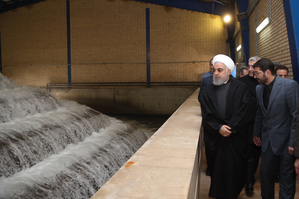 بهره برداری از واحد دوم تصفیه خانه هفتم آب تهران