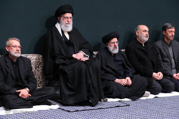 عزاداری شام شهادت حضرت زهرا(س) در حسینیه امام خمینی(ره)