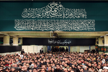 عزاداری شام شهادت حضرت زهرا(س) در حسینیه امام خمینی(ره)