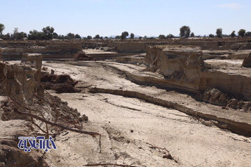 خسارت سیل در روستای عورکی منطقه دشت یاری