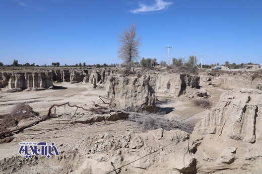 خسارت سیل در روستای عورکی منطقه دشت یاری