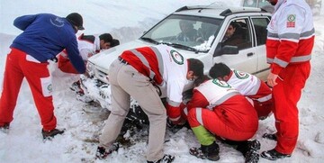 امداد رسانی به ۲۹۱۸ نفر در برف و کولاک طی ۷۲ ساعت گذشته