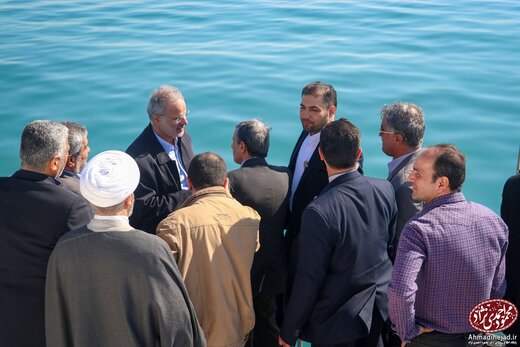 احمدی نژاد در جزیره هرمز