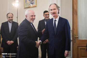 دیدار نماینده سازمان ملل در امور سوریه با وزیر امور خارجه