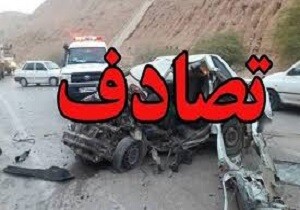 تصادف در جاده پلدختر - خرم آباد یک کشته و هشت مصدوم برجا گذاشت