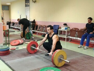 سهراب مرادی و کیانوش رستمی در اردوی تیم ملی وزنه برداری