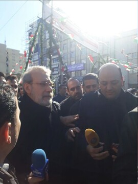 Larijani says people’s presence in Islamic Rev. rallies empowers Revolution

