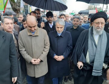 این مقامات سرشناس کشور در راهپیمایی ۲۲ بهمن
