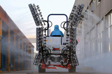 ببینید | ماشین‌های ضدعفونی کننده علیه ویروس کرونا در شاندونگ چین