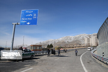 آغاز بهره برداری آزمایشی از قطعه اول آزاد راه تهران-شمال