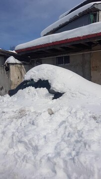 رشت اینچنین زیر برف رفت