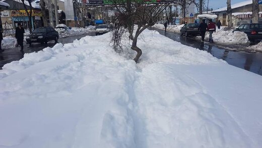 رشت اینچنین زیر برف رفت