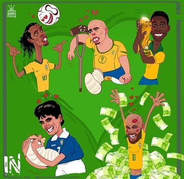 اینم ولنتاین فوتبالیست‌ها!