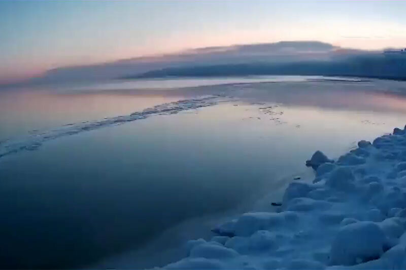 یخ زدن دریاچه بایکال
