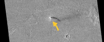 ثبت عکس از گردباد شیطان در مریخ