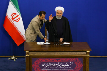 نشست خبری رئیس جمهور