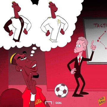 پل پوگبا هوایی شد!