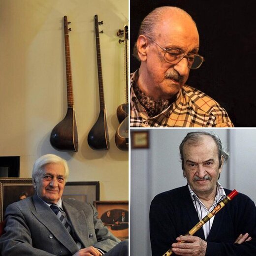 دیدار سه بزرگ موسیقی ایران پس از سال‌ها