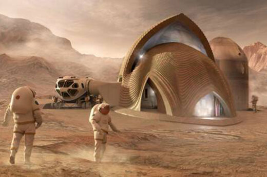 ببینید | خانه انسان‌ها در مریخ این گونه خواهد بود
