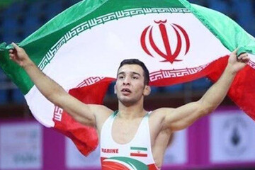 اولین مدال طلای ایران در رقابت های کشتی آسیا در هند