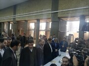 جهانگیری و آیت‌الله جنتی رأی خود را به صندوق انداختند /حضور آملی لاریجانی و کدخدایی پای صندوق رای