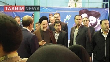 حضورچهره های سیاسی پای صندوق رای