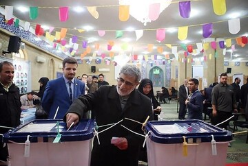 جدیدترین چهره‌های سیاسی پای صندوق رای: از نماینده رد صلاحیت شده تهران تا فرمانده سپاه قدس