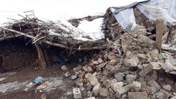 تصاویری از خسارات زمین لرزه در خوی