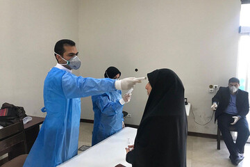 ببینید | تست ویروس کرونا در ورودی های مجلس شورای اسلامی