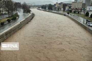بالا آمدن سطح آب خرم رود‎