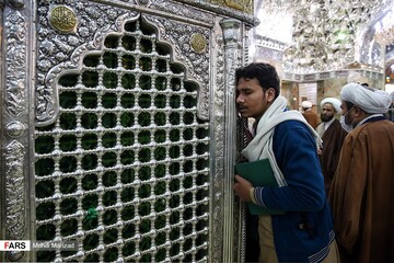 ضدعفونی کردن حرم حضرت فاطمه معصومه(س)