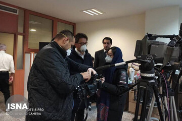 عکس | پوشش خبرنگاران چینی در قرارگاه مقابله با کرونا وزارت بهداشت